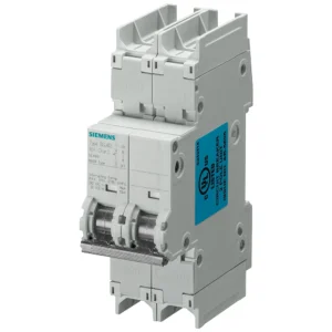Siemens Miniature Circuit Breaker 240 V 14 KA, 2-Pole, D, 10 A, D = 70 Mm, In Accordance With UL 489