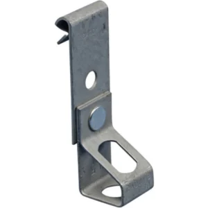 nVent CADDY Rod to C Purlin Clip, Spring Steel, 8 mm Hole, Threaded, 1.5 - 4 mm Flange