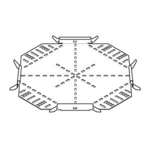 Legrand Intersection 4 Way Crosspiece 225mm Hot Dipped Galvanised