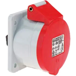 CEENorm Socket Panel 3P+N+E IP44 16A 415V Red