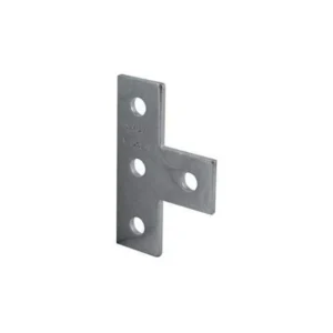 Unistrut Plate Flat Tee 4 Hole 138 x 90mm Steel Hot Dipped Galvanised