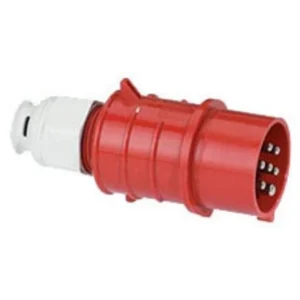 CEENorm Plug For Earth Monitoring 6P+E IP44 16A 415V Red