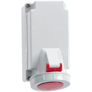 CEENorm Socket Surface 6P+E IP67 16A 415V Red