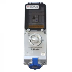 CEENorm Socket Switched Double-Interlocked 3P+N+E IP67