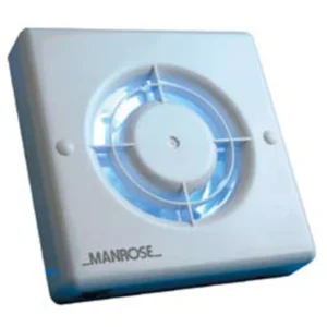 Manrose Fan Wall/Ceiling PIR Sensor Control 120mm 5In