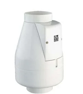 Vortice Fan Centrifugal Inline Duct 135M3/Hr Abs White