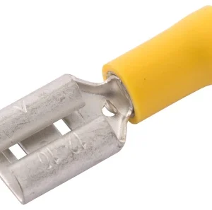 SWA Female Push-On Terminal Yellow 9.5 x 1.2mm