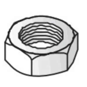 Unistrut Nut Hexagon M12 Electro-Zinc Plated