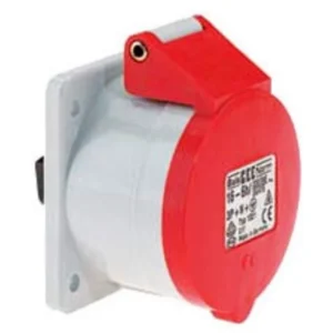 CEENorm Socket Panel 3P+E IP44 16A 415V Red