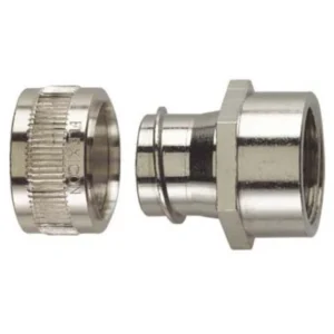 Flexicon Connector Female Thread For Fu 25mm Brass