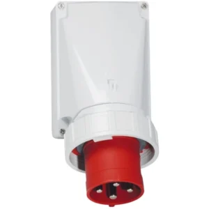 CEENorm Appliance Inlet Surface 3P+E IP67 63A 415V Red