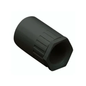 MK Electric Adaptor Male Thread Lockring 20mm Black PVC-U