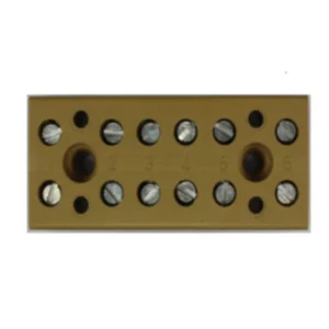 Weidmuller Terminal Strip KrG 4g 22x20x52mm Medium yellow