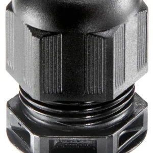 Wiska Cable Gland Eskv12 M12 Black Polyamide IP69 IP68 (5 Bar 30 Min)