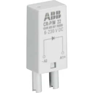 ABB CR-P/M 22 Pluggable module polarity protection - 6-220VDC (-A1 / A2+)