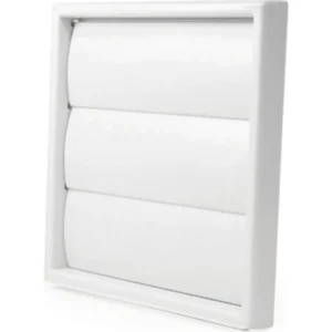 Envirovent Shut Gravity External Wall Grille 140X140mm Terracotta 100mm Spigot