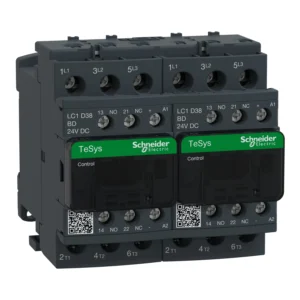 Schneider Electric TeSys D reversing contactor, 3p(3 NO), AC-3, <= 440 V 38A, 24 V DC coi
