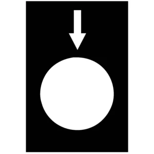 Schneider Electric Legend, 30x40mm, black, lower, slow