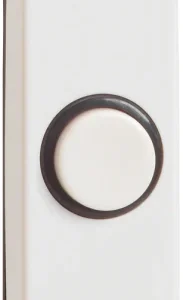 Greenbrook Bell Push Hardwired White Plastic