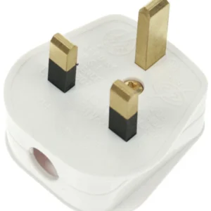 Click Plug Resilient Fused 13A White