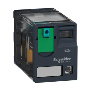 Schneider Electric Zelio RXM Miniature Plug-In Relay 3 C/O 24V DC 10A with LED