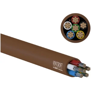 Ventcroft Brown Union Pro Alarm Supreme Cable 6-Core