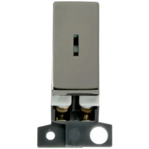 Click Scolmore Switch Ingot DP Resistive Key Module 13A Black Nickel