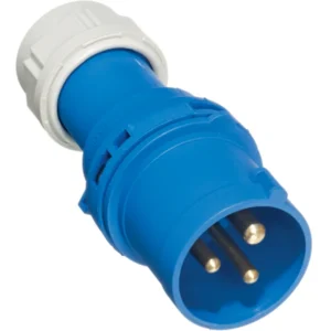 Europa Plug Industrial 2P+E IP44 32A 230V Blue