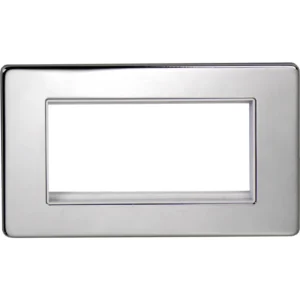 Deta Data Plate 4 Module Chrome