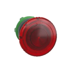 Schneider Electric Harmony XB5 Red 40mm Illuminated Mushroom Pushbutton Head 22mm Latching for Integral LED