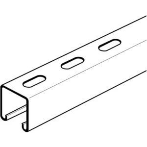 Legrand Channel Slotted Standard 41X41mmx6M Hot Dipped Galvanised