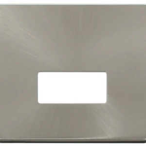 Click Scolmore Brushed Stainless 13A Fused Connection Unit Cover Plate