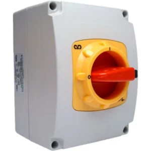 Craig & Derricott Switch Disconnector Isolator 3 P 40A 15Kw Ac23 Grey Mould Plastic IP6