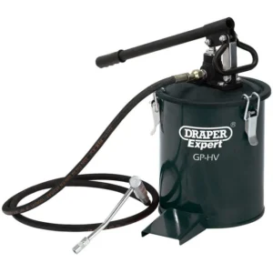 Draper Pump High Volume Hand-Operated Grease 2M Rubber Hose