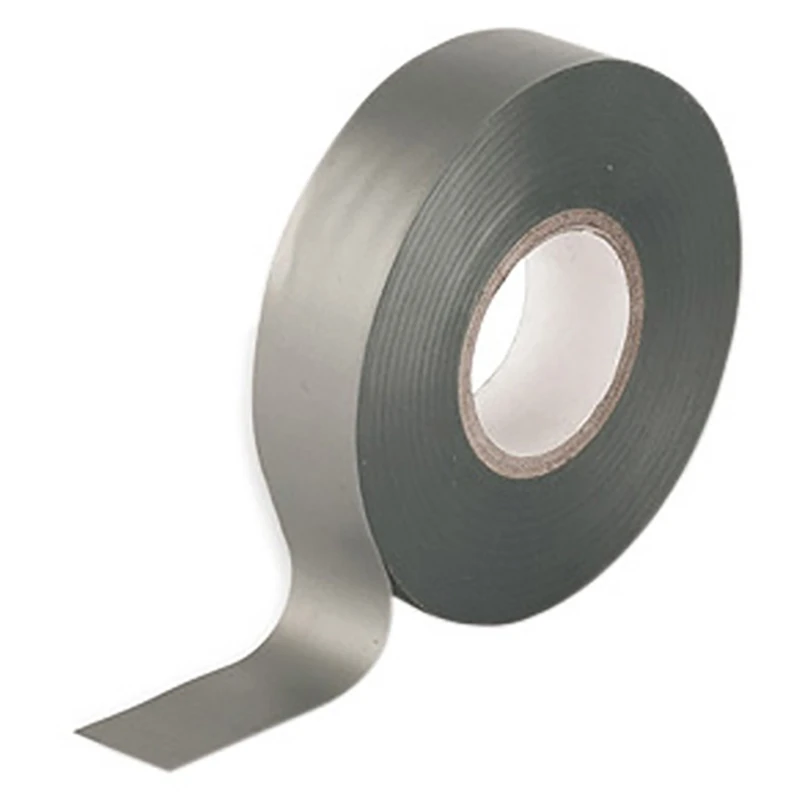 Newlec Grey PVC Insulation Tape Flame Retardant 19mm x 33m - Image 2