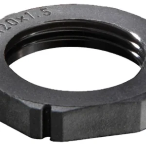 Wiska Locknut Emug 12 M12 Black Polyamide