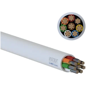 Ventcroft White Union Pro Alarm Standard Cable 8-Core