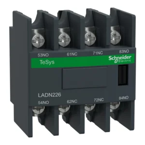 Schneider Electric TeSys D, auxiliary contact block, 2 NO+2 NC, lugs-ring terminals