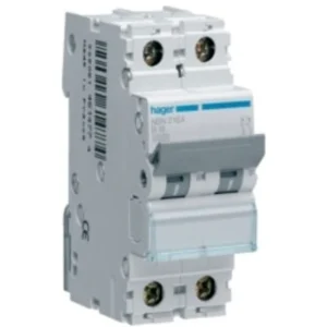 Hager MCB DP Type B 40A 10Ka 2 Module