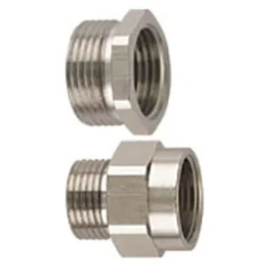 Flexicon Convertor Thread M63-M50 Brass Nickel Plated