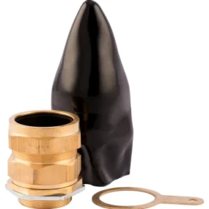 SWA Gland Pack Premier Outdoor LSF Cable 50mm Brass Shroud/Earth Tag/Locknut