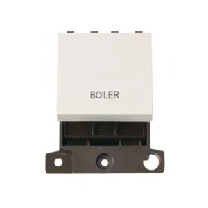 Click Scolmore Switch DP 2 Module 20A Polar White Boiler