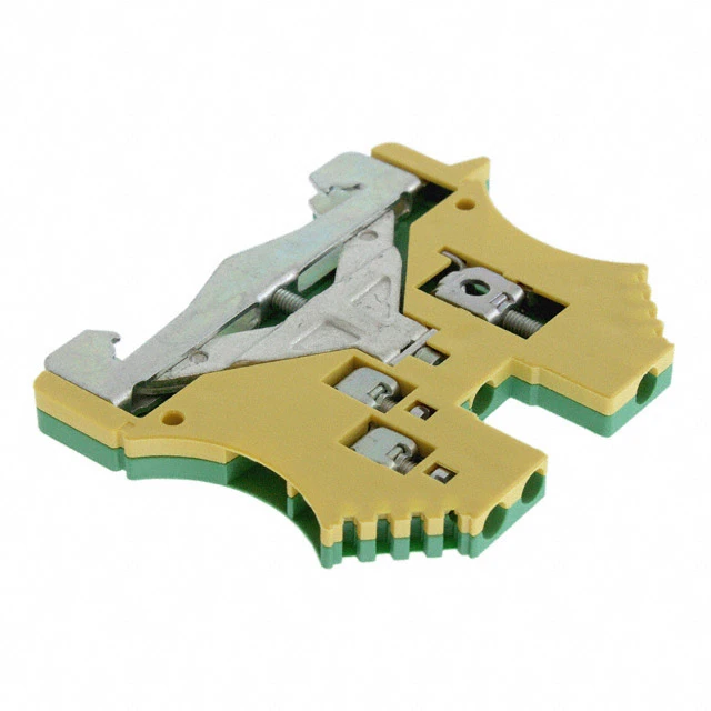 Weidmuller Terminal 26-12AWG Wemid 18g 5.1x46.5x60mm Green/yellow - Image 2