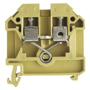 Weidmuller Terminal 4mm² Polyamide 66 17g 8x60x50mm Beige/Yellow