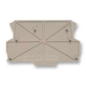 Weidmuller End Plate Polyamide 5g 1.5x91x55.85mm Grey/Beige