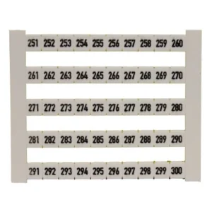 Weidmuller FW Terminal Block Marker 5mm 251-300