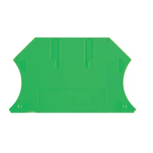 Weidmuller W-Series End Plate Green