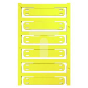 Weidmuller Cable Marker Carrier Strip 16-500mm² Polyamide 66 2g 11x60x0.8mm Yellow
