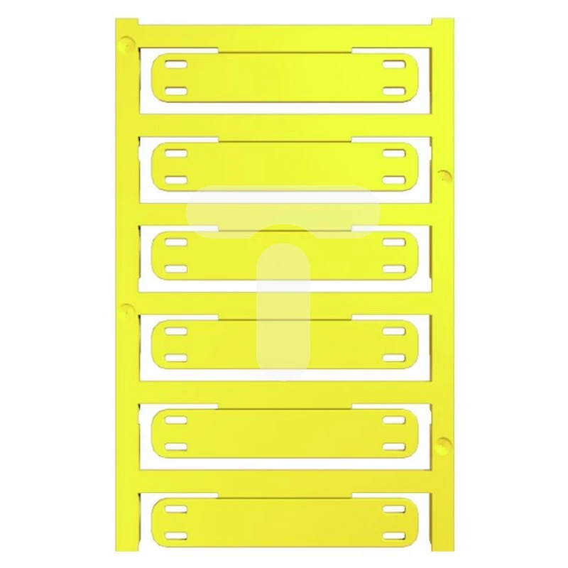 Weidmuller Cable Marker Carrier Strip 16-500mm² Polyamide 66 2g 11x60x0.8mm Yellow - Image 2