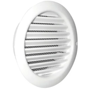 Vortice Round Grille 100mm White